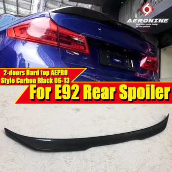 

For BMW E92 2DR Hard Top Full Real Carbon Material Rear Trunk Spoiler Wing Trunk Boot Lip Molding Performance PRO Style 2006-13