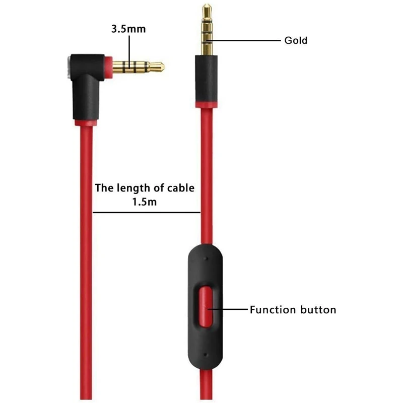 Replacement Remote Talk Audio Cable for 