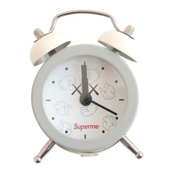 

Small Cartoon Alarm Clock Cute for Kids Bedside Mute Creative Bedroom Simple White Eletronicos Criativos House Decor GG50nz
