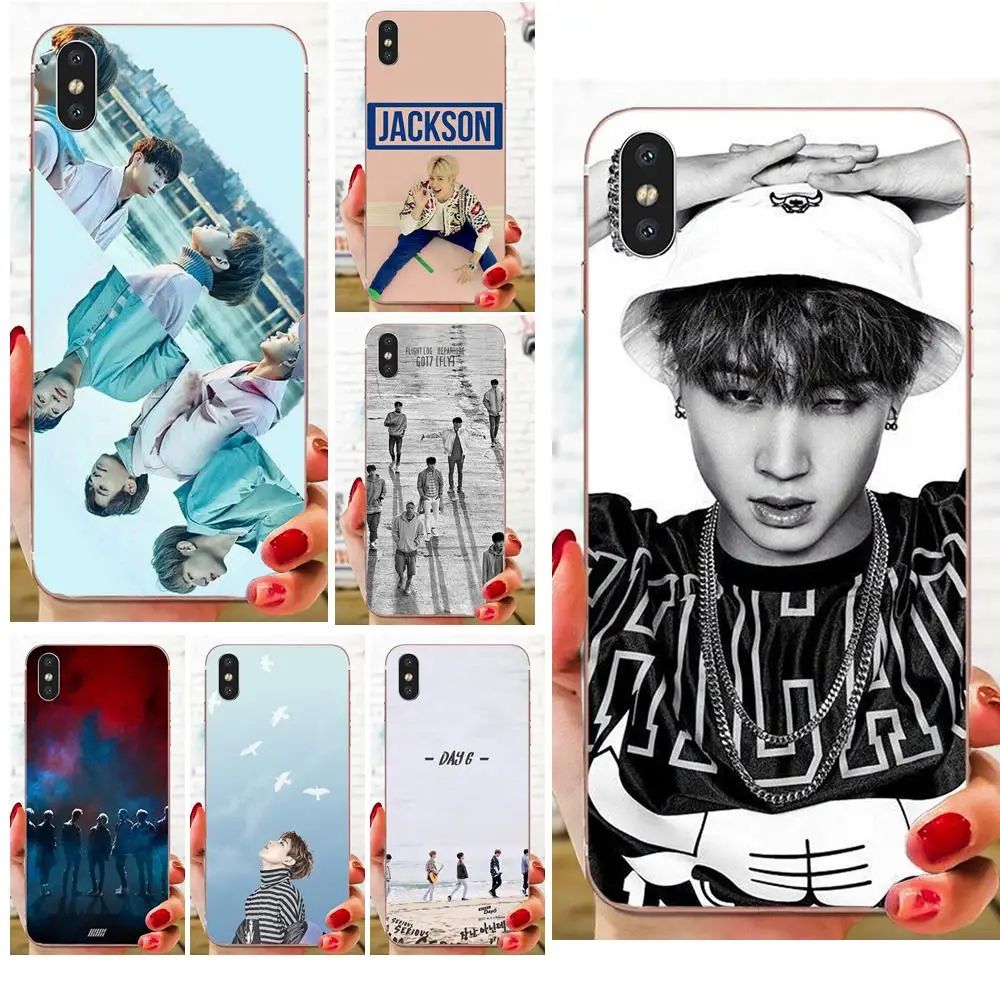 

For Xiaomi Redmi Note 2 3 3S 4 4A 4X 5 5A 6 6A Pro Plus Cartoon Pattern Phone Case Got7 Kpop Mark