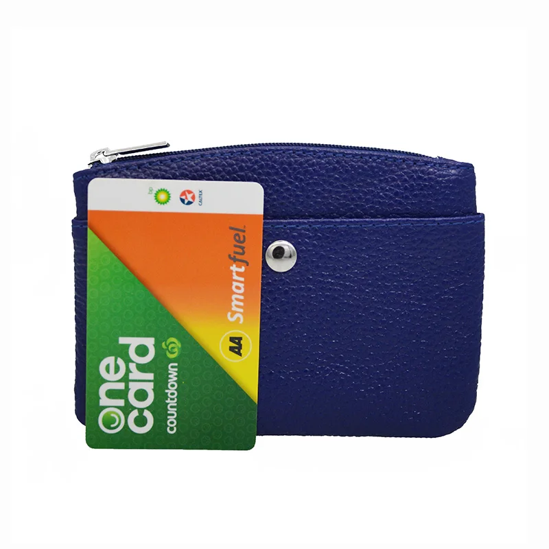Кошелек для ключей из натуральной кожи ярких цветов, популярный маленький кошелек для монет, посылка для автобусных карт, карман на молнии, маленькая сумка с логотипом на заказ