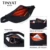 TINYAT New Men Casual Waist Pack Bag Brand Canvas Shoulder Fanny Packs Women Belt Bag Pouch For Money Phone Black Bum Hip Bag