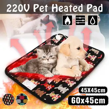 

3 Level Pet Dog Cat Electric Heater Waterproof Adjustable Heated Mat Pet Heating Pad Winter Heated Blanket Carpet Animals Bed