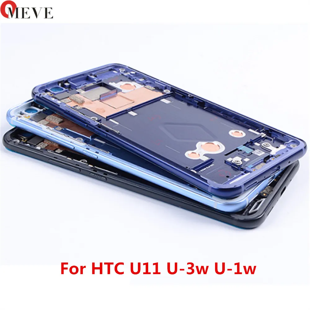 

Original Middle Frame For HTC U11 Mid Frame Front Housing Bezel Repair Parts Replacement For HTC U11 U-3w U-1w Middle Frame