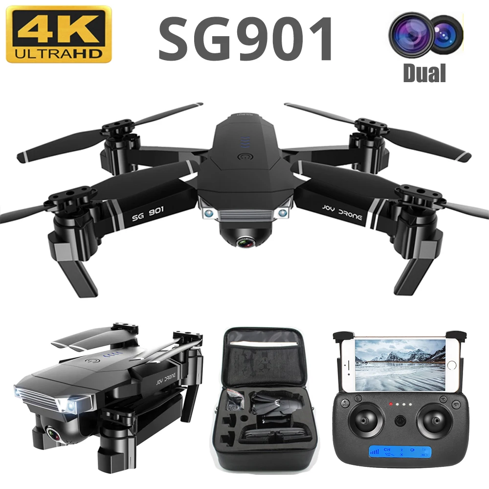 Квадрокоптер SG901 с двойной HD камерой Wi Fi FPV и оптическим потоком|Радиоуправляемые