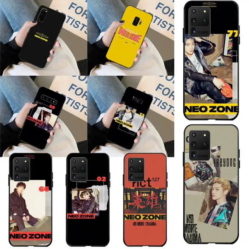 Чехол для телефона HPCHCJHM kpop NCT 127 Neo Zone мягкий черный чехол Samsung S20 plus Ultra S6 S7 edge S8 S9 S10 5G