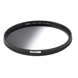 Zomei супер тонкий легкий градиентный серый нейтральной плотности ND оптический фильтр для камеры 49 мм 52 мм 58 мм 67 мм 72 мм 77 мм