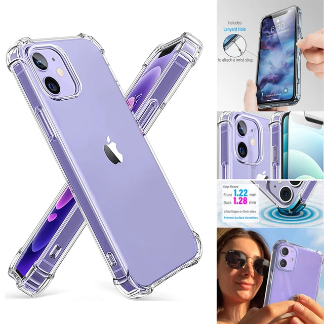 Clear Shockproof Phone Case For iPhone 13 12 11 Pro Max XS Max X XR 8 7 6 6S Plus SE2020 12 13 Mini Silicone Case Back Cover 1