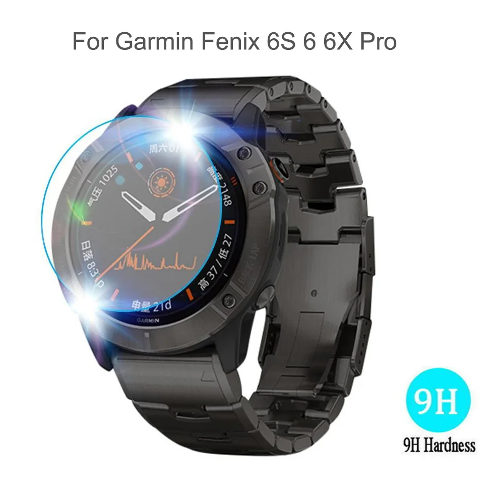 Защитное закаленное стекло для Garmin fenix 6X Pro 9H Премиум протектор экрана Fenix 6S 6 5 5S 5X