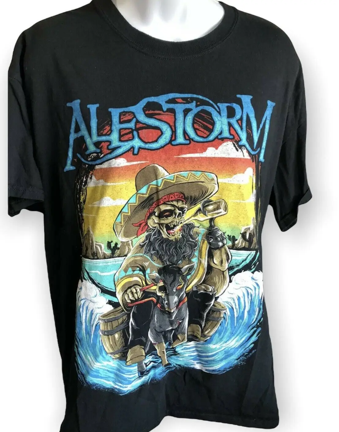 Alestorm T-shirt Metall Rock Band Mexiko Tequila Esel Zeigen Größe Große -  AliExpress