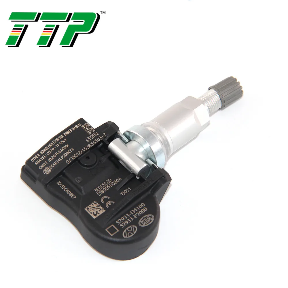 TTP 4 шт. 52933 D4100 TPMS система контроля давления в шинах f2000 для Optima Sportage Sorento 433