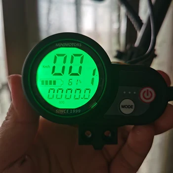 

Green screen of minimotors DUALTRON display LCD old lcd with %