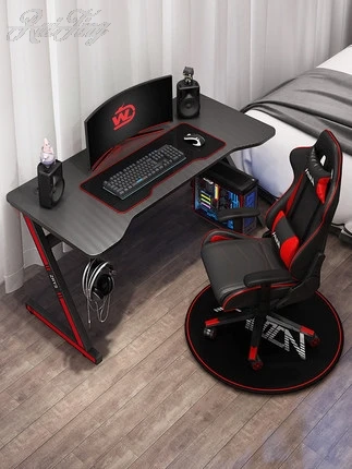 Computer table desktop home simple bedroom game table gaming table and chair combination set desk de