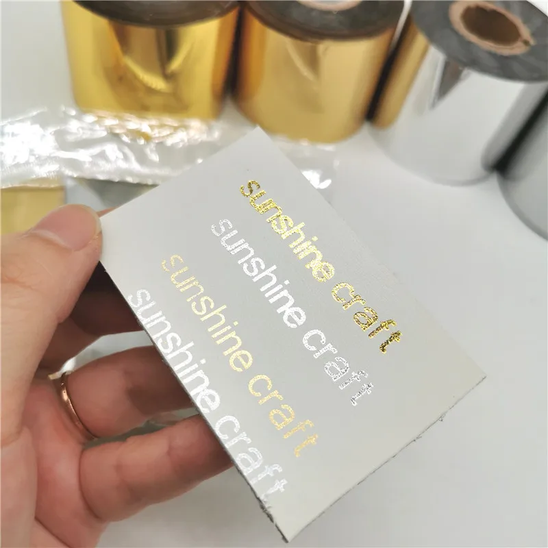 4colors Set Gold Silver Hot Stamping Foil Paper 3meters