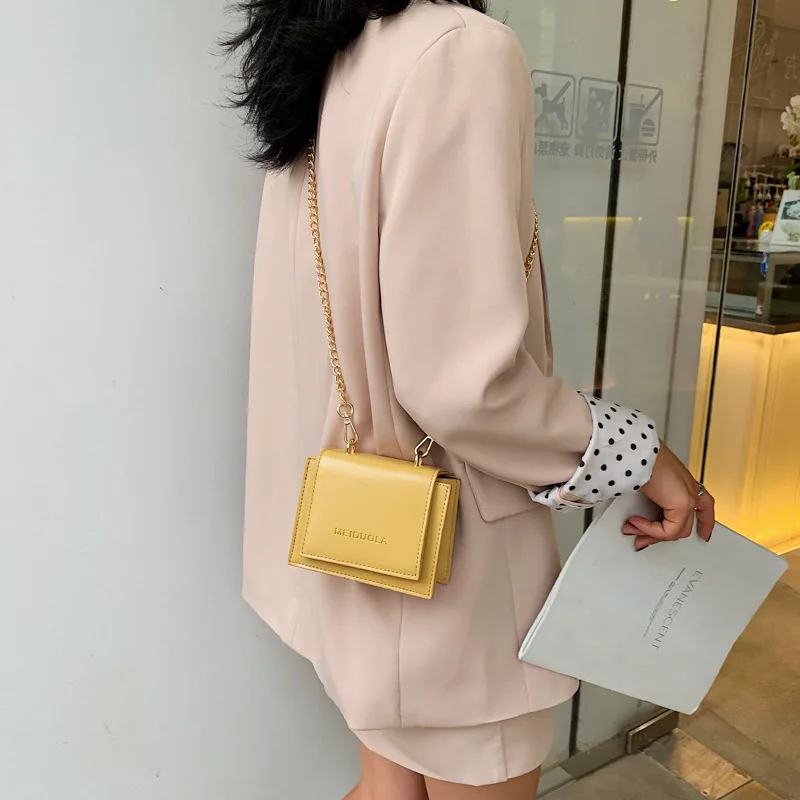 JIULIN 2019 new car sewing small square bag (size) Korean version of the single shoulder oblique satchel |