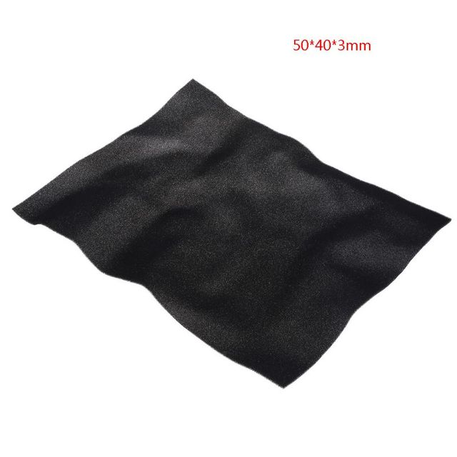 DIY Computer Dust Filter Mesh PC Case Fan Cooler Dustproof Cover Sponge 60PPI Black