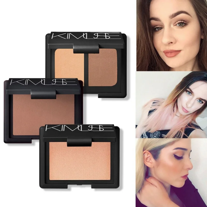 

Free Shipping Face Bronzer Makeup Highlighter Blush Bronzer and Highlighter Powder Trimming Powder Contouring Sets