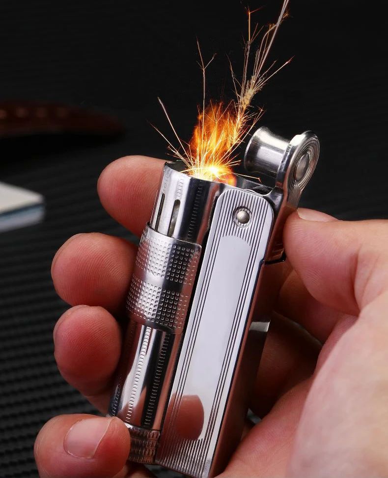 Briquet à Silex étincelles Avec 10 Pierres - Pour Soudage, Camping Et Survie