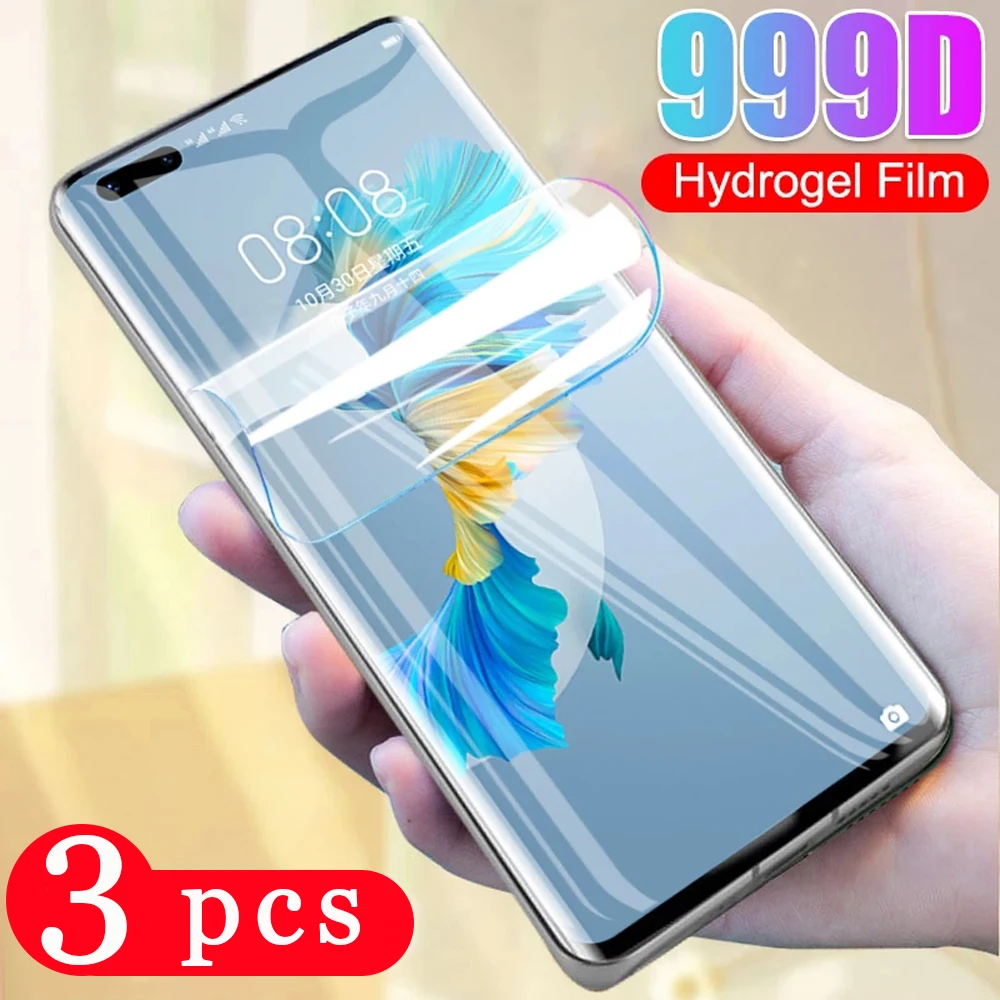 3/2/1 шт. Гидрогелевая Защитная пленка для huawei mate 20 pro 20X 30 lite 30E 40 plus RS | Мобильные