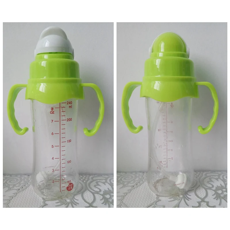 Cute Baby Newborn Wide Mouth Milk Bottle Dust Cap Cover Screw Cap Straw Bottle Change Cover Accessories