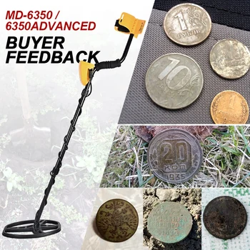 

Underground Metal Detector Professional MD6350 Gold Digger Treasure Hunter MD6250 Updated MD-6350 Pinpointer LCD Display
