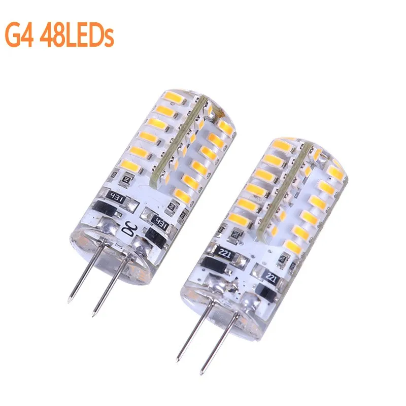 

G4 LED Lamps 110V 220V 12V 9W 12W Corn Light Bulb Droplight Chandelier 3014SMD G9 Led Bombillas White/Warm white Lamp