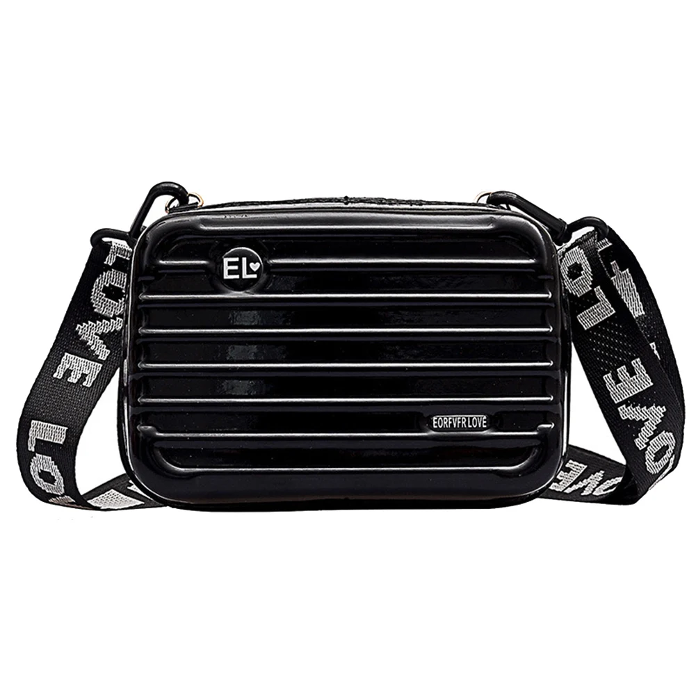 

Women Mini Hard Suitcase Wristlet Crossbody Handbag Storage Box Cosmetic Case PI669