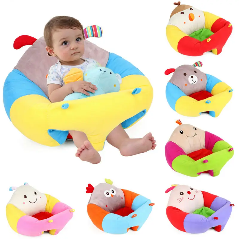 Cute Baby Sofa Support Seat Cover Soft Chair Learn To Sit Up Cushion
