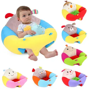 

Cute Baby Sofa Support Seat Cover Soft Chair Learn To Sit Up Cushion Portable