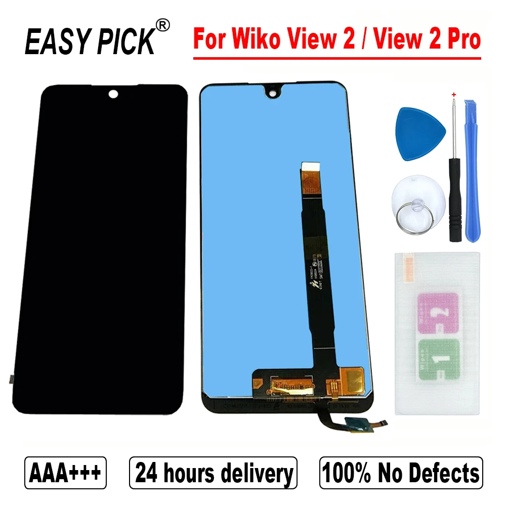 

6 inch 720*1528 For Wiko View 2 M2124 LCD Display Touch Screen Digitizer Assembly For Wiko View 2 Pro M2123 LCD Screen