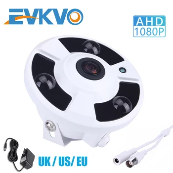 

EVKVO IP Camera HD 2MP 1080P HD Sony IMX323 Senor Fisheye 180 Degree Wide Angle Panoramic AHD Camera For DVR IR Night Vision