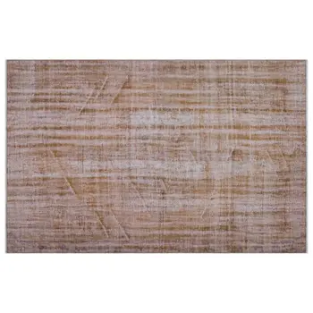 

Handmade Brown Vintage Overdyed Turkish Area Rug 168x255 Cm-5'6''X8'4''