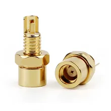 

For MMCX Headset Pin Female Jack IE800 Gold Plated Connector Hifi Audio Plug Adapter Earphone Pin PCB Mount DIY Long/Short Plug