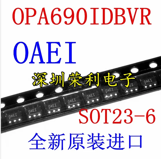 10 шт в упаковке, новая OPA690IDBVR OPA690IDBVT OPA690 OAEISOT23-6
