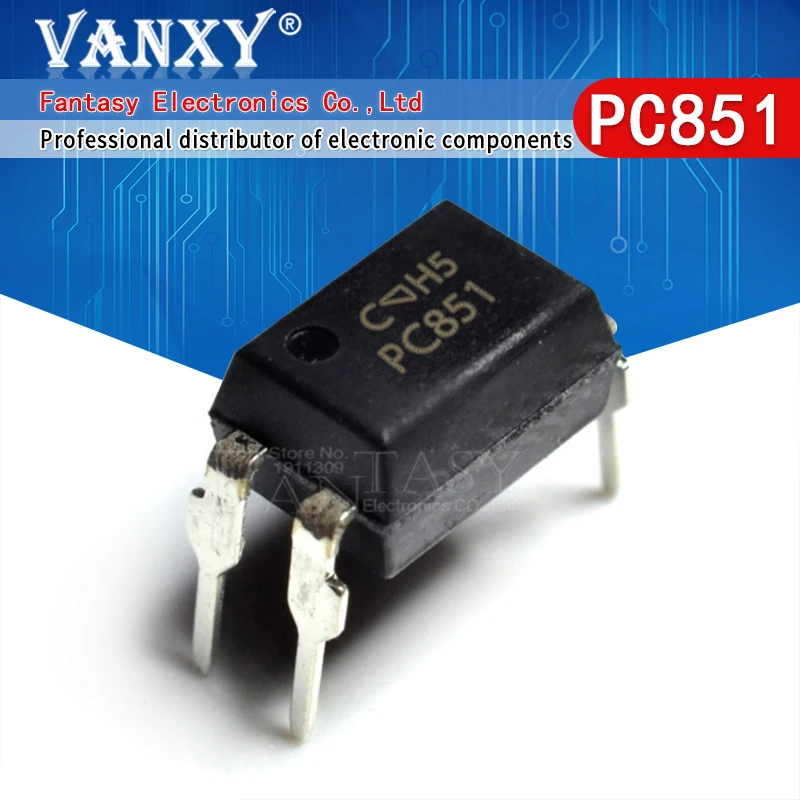 Оптосоединитель PC851 DIP-4 PC851XNNSZ0F DIP PC851XJ0000F DIP4 10 шт. | Электронные компоненты и