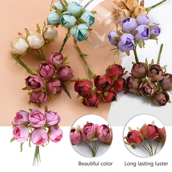 

9Pcs Wedding Decorative Flower DIY Wreath Bridal Headdress Wedding Decoration Flowers Christmas Decorations Home Bridal Jewelry