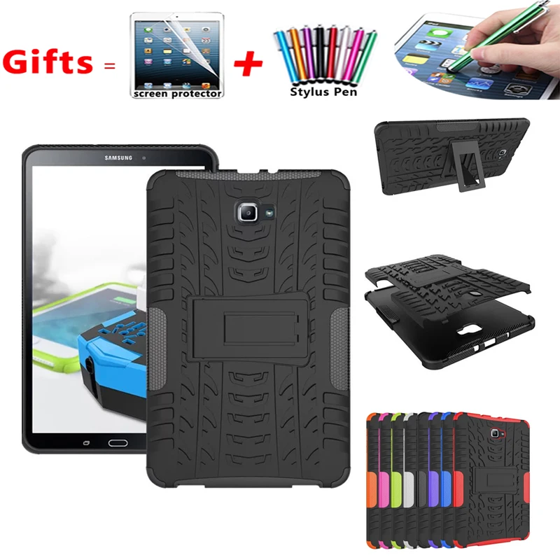 Чехол для Samsung Galaxy Tab A 10 1 2016 T580 T585 армированный жесткий чехол с подставкой SM-T580 SM-T585