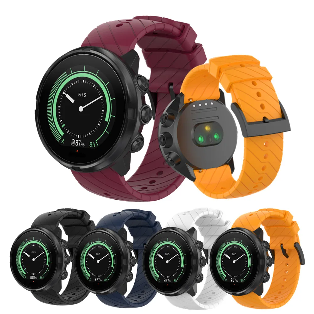 Силиконовый ремешок для часов Suunto 9 браслет Baro/Spartan Sport/D5 Сменные аксессуары