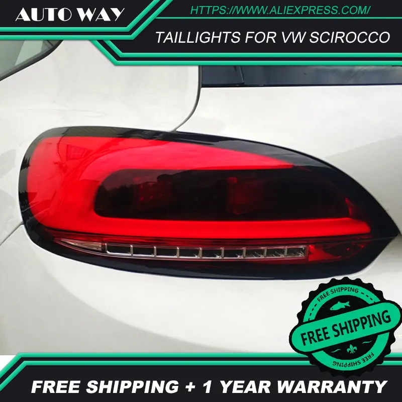 Чехол для задних фонарей стайлинга автомобиля VW Scirocco задние фонари 2009 2014