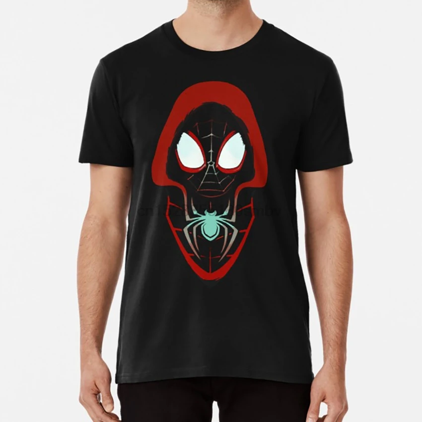 Spider-verse T shirt into the spider verse 2018 movies films animated comic peter parker tom holland |