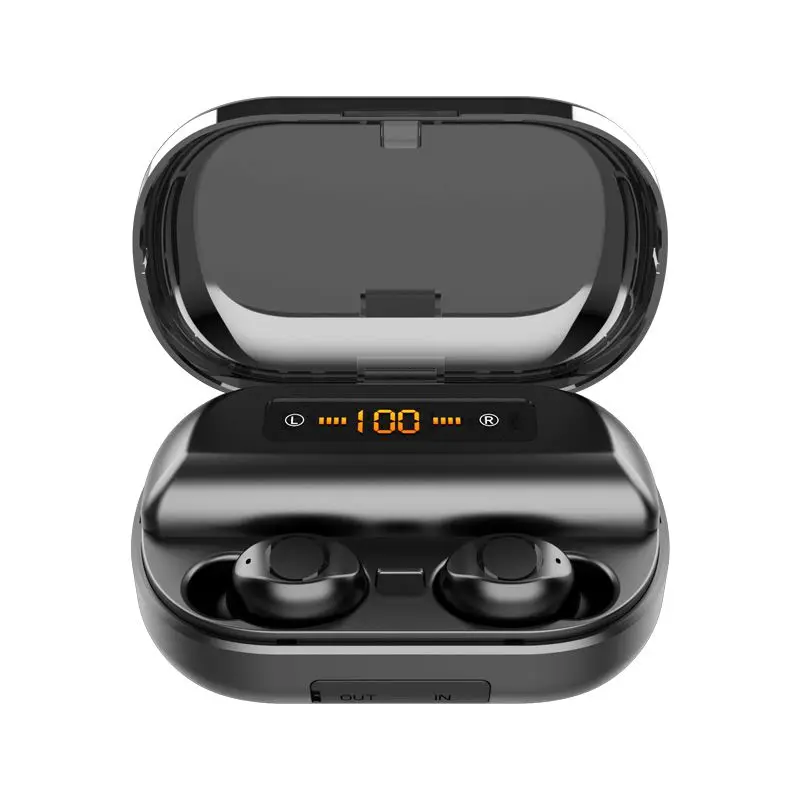 Супер Беспроводные наушники с сенсорным управлением, микрофон, мини беспроводная Bluetooth гарнитура, спортивные стерео музыкальные Игровые наушники для iOS Android телефона