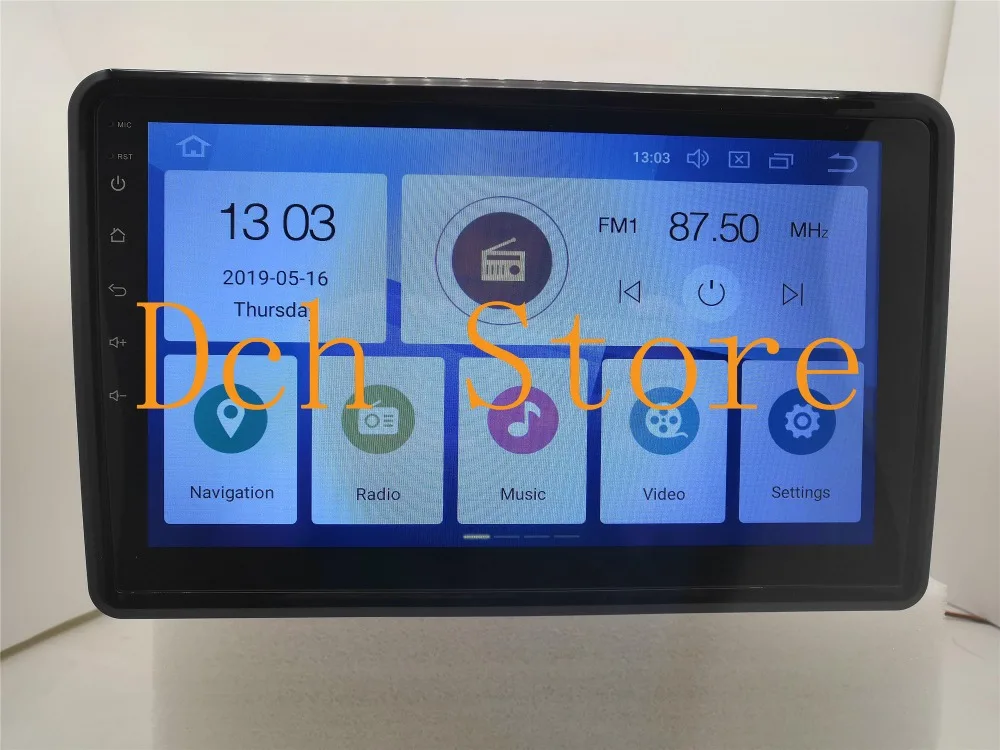 10,1 дюймов Android 9,0 автомобильный dvd-плеер gps радио универсальная навигация 1 один 2 din 180 rotable DSP 30 EQ 64G ram стерео carplay