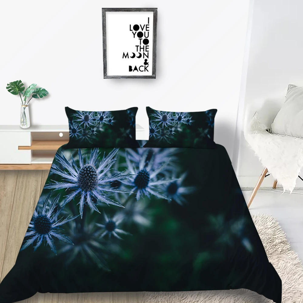 Juego de cama King Size, funda nórdica natural realista, 3D, doble, individual, cómoda|Juegos de ropa de cama| - AliExpress