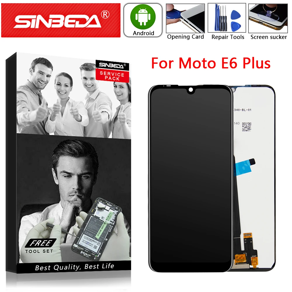 6 1 &quotдля Motorola Moto E6 Plus ЖК-дисплей сенсорный экран дигитайзер для E6s дисплей E6Plus ЖК