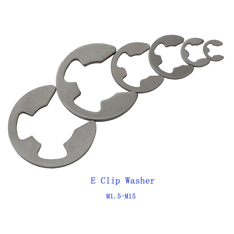10203050100PCSEClipWasherAssortmentKitM15M15Stainless