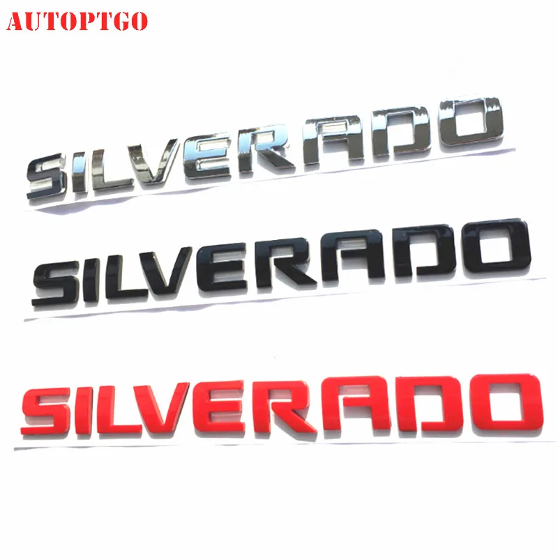 Для Ford Silverado Письмо Эмблема значок наклейка логотип наклейка подходит для двери автомобиля задний багажник Задняя дверь