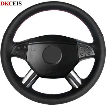 

Hand-stitched Black Soft PU Leather Car Steering Wheel Cover for Mercedes Benz W164 M-Class ML500 ML350 X164 GL-Class GL4