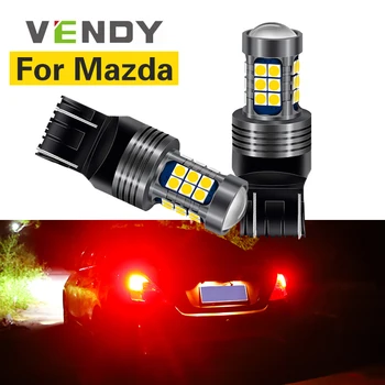 

1pcs For Mazda 3 Axela 2 6 8 CX-5 cx5 7 Atenza 323 626 MX5 RX8 Car LED Brake Light Parking Lamp T20 7443 7440 W21W BAY15D BA15S