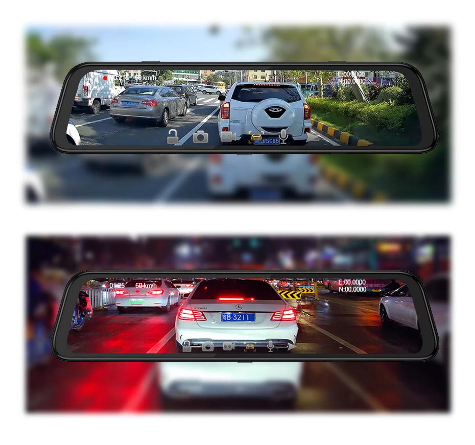 QUIDUX Android 8,1 2 ГБ+ 32 ГБ ADAS 10 в 1 DashCam Видеорегистраторы для автомобилей зеркало Камера 4G WI-FI gps навигации Bluetooth FHD 1080P видео Регистраторы