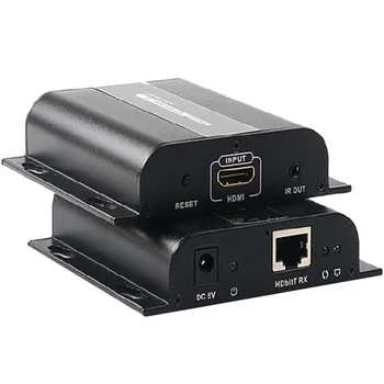 

to 120M HDMI HDBitT Extender LKV383 with IR Amplifier by single cat6/6e cable (sender and receiver included)